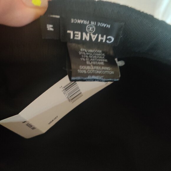 CHANEL Tweed Cap size M (57) New - Picture 4 of 5